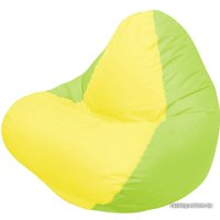 Кресло-мешок Flagman Relax Г4.1-036 (желтый, салатовый)