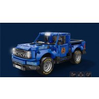 Конструктор Zhe Gao GZ6231 Гоночный пикап Goshawk-C50