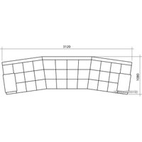 Диван ПетраМебель Оскар (составной)