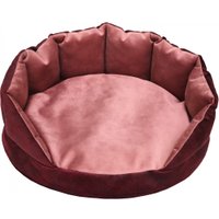 Лежак Кот и Пес Верона №1 Л5545М-С (бордовый)