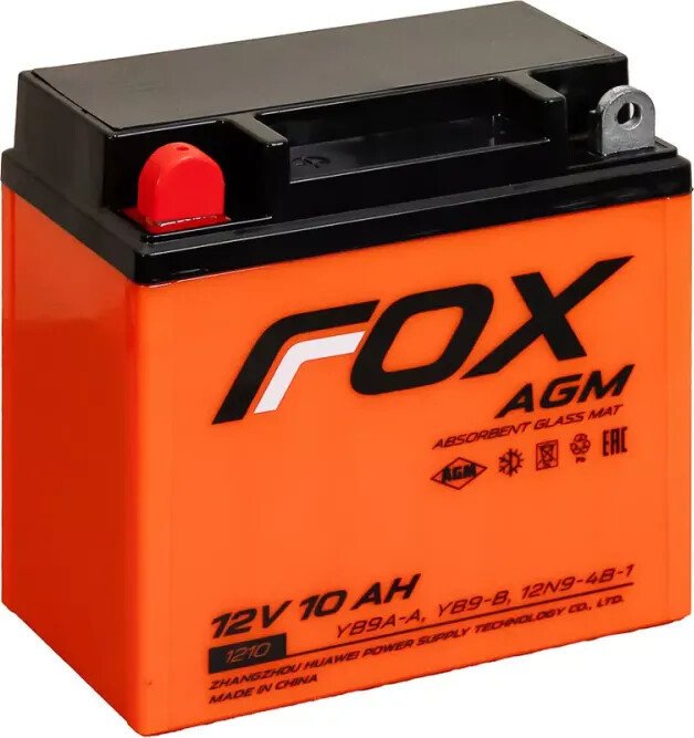 Мотоциклетный аккумулятор Fox 1210 12N9-4B-1 (10 А·ч)
