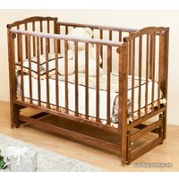 Классическая детская кроватка Красная звезда Кристина С619 (вишня)