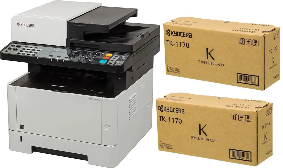 

МФУ Kyocera Mita ECOSYS M2040dn + 2 дополнительных картриджа TK-1170