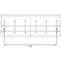 Вешалка для одежды ЗМИ 80 ВСП 7 (черный)