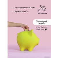 Копилка для денег PIG BANK свинка-копилка L (лайм)