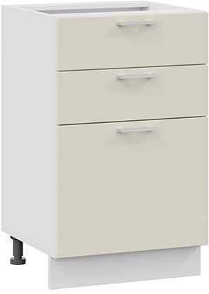 

Шкаф напольный Трия Габриэлла 1Н5Я3 (белый/крем)