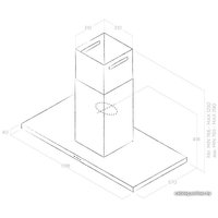 Кухонная вытяжка Elica Thin Island IX/A/120