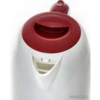 Электрический чайник Delta DL-1106 (белый/бордовый)