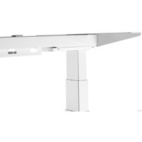 Стол для работы стоя ErgoSmart Unique Ergo Desk 1360x800x36мм (альпийский белый/белый) в Бресте