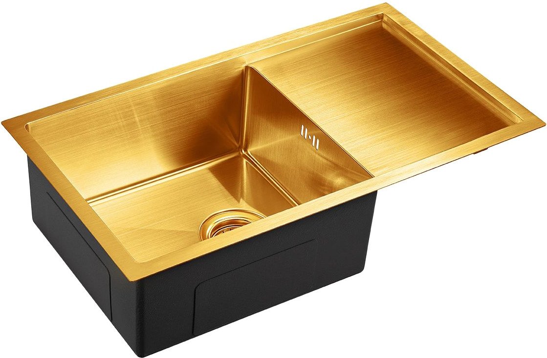 Кухонная мойка Emar EMB-124 PVD Nano Golden