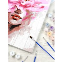 Картина по номерам Феникс+ Девушка-пион 67926