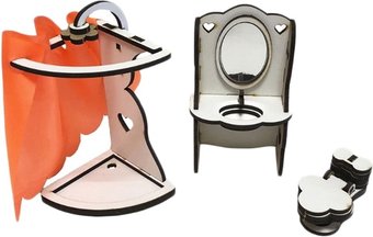 Аксессуары для кукольного домика Большой слон Ванная М-012