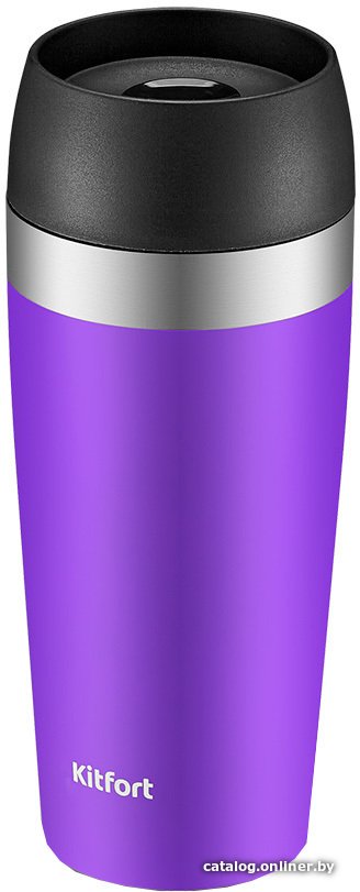 Термокружка Kitfort KT-1223-1 400 мл (фиолетовый)