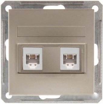 Розетка телефонная Systeme Electric W59 RSI-251TT-4-86