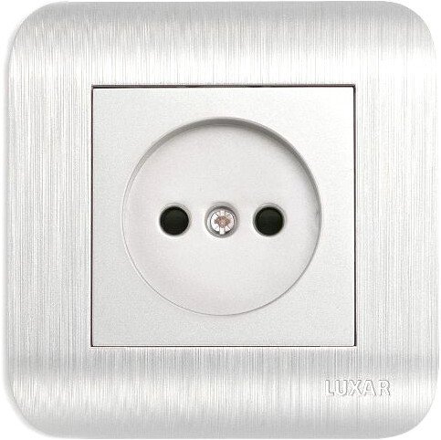 

Розетка Luxar Deco 10.020.03 (серебристый)
