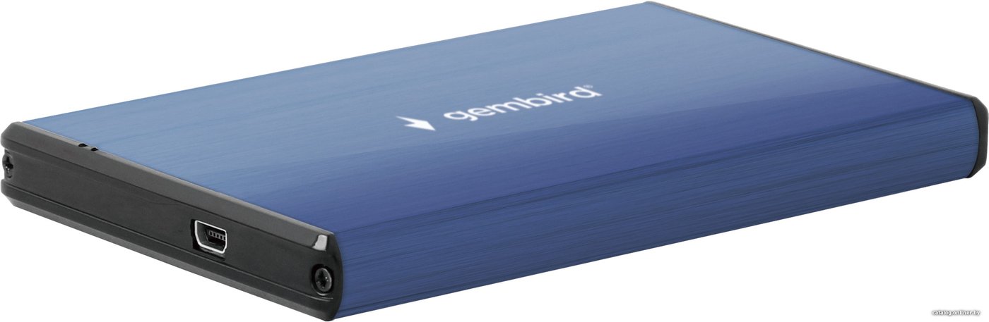 Бокс для накопителей 2.5 Gembird EE2-U3S-3-DB (синий)