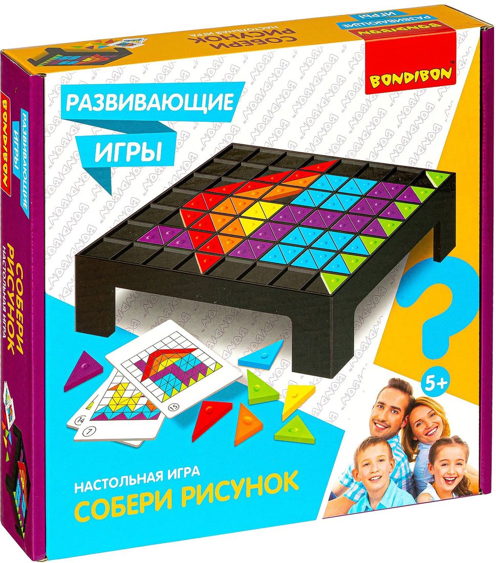 

Мозаика/пазл Bondibon Собери рисунок ВВ4476