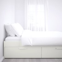 Кровать Ikea Бримнэс 200x180 (белый) 593.986.11