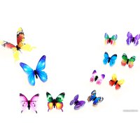 Декор Sipl Бабочки флуоресцентные AG683D (12 шт)
