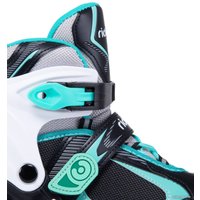 Роликовые коньки Ridex Allure (р. 31-34, черный/бирюзовый/белый)