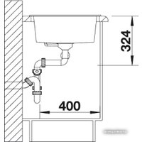 Кухонная мойка Blanco Metra 9 (антрацит) [513273]