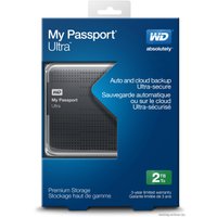 Внешний накопитель WD My Passport Ultra 2TB Titanium (WDBBUZ0020BTT)