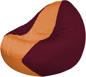 Кресло-мешок Flagman Classic K2.1-45 (бордовый/оранжевый)