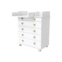 Детский комод Incanto Мишка с органайзером 800/5 PK-0060/00 (белый)