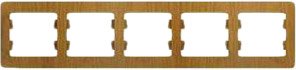 Рамка Schneider Electric Glossa GSL000505 (дуб)