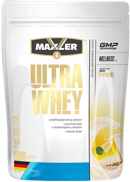 

Протеин комплексный Maxler Ultra Whey (лимонный чизкейк, 900г)