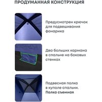Треккинговая палатка RSP Outdoors Hill 2 (синий)