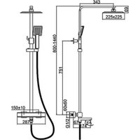 Душевая система  Ledeme L2424D