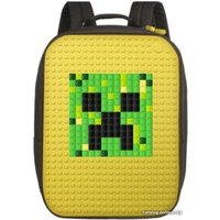 Городской рюкзак Upixel Canvas Classic Pixel WY-A001 (коричневый/желтый)