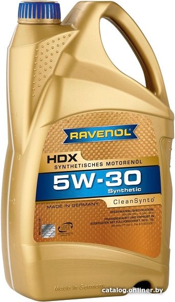Моторное масло Ravenol HDX 5W-30 5л
