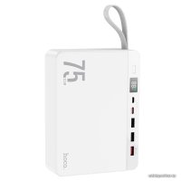 Внешний аккумулятор Hoco J94 Overlord 75000mAh (белый)