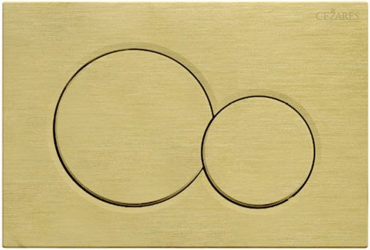 

Панель смыва Cezares STYLUS-BTN-BORO (брашированное золото)