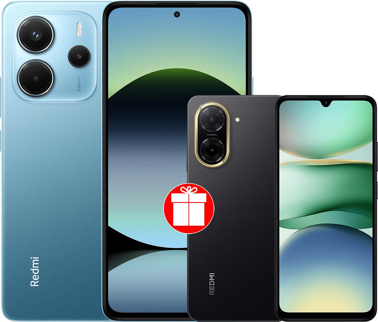 

Телефон Xiaomi Redmi Note 14 8GB/256GB международная версия (синий) + Xiaomi Redmi A5 3GB/64GB (полуночный черный) по акции