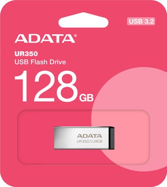 USB Flash ADATA UR350 128GB UR350-128G-RSR/BK