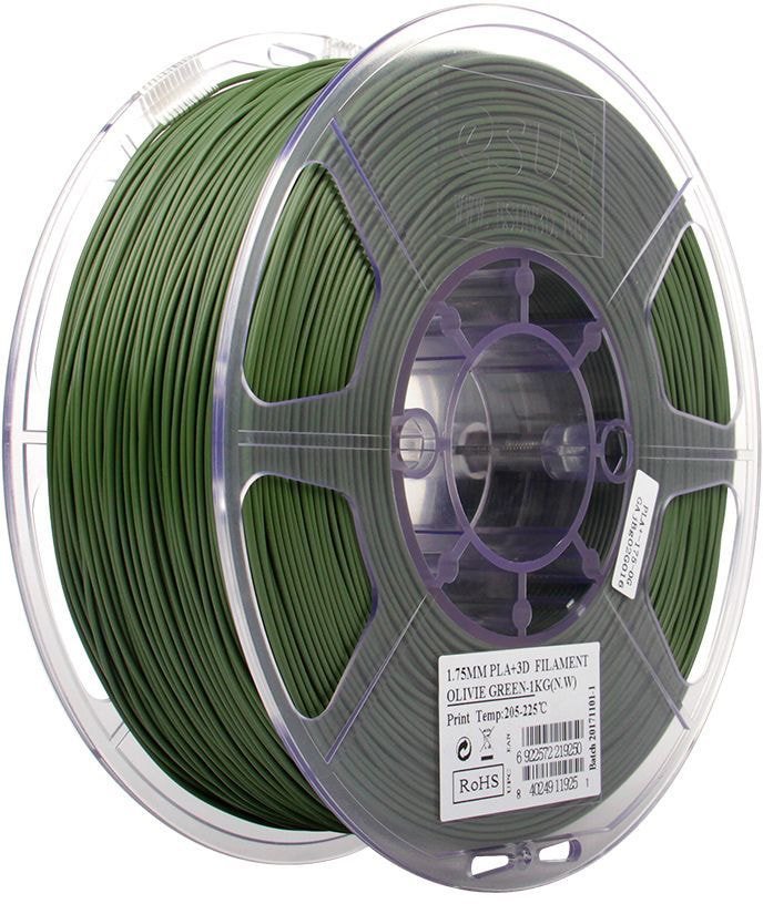 

Пластик eSUN PLA+ 1.75 мм 1000 г (оливковый)