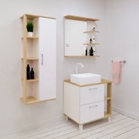 Зеркало Doratiz Гавайи 70 2711.157 (с полками справа)