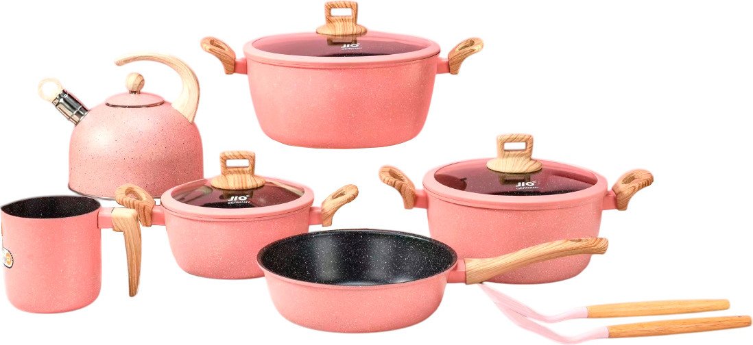

Набор кастрюль JIO JIO-013 (розовый)