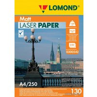 Фотобумага Lomond матовая двусторонняя A4 130 г/кв.м. 250 листов (0300542)