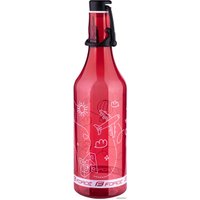 Бутылка для воды Force Flask 500мл (прозрачный/красный)