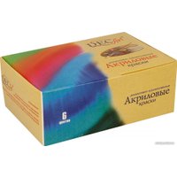 Акриловые краски DecArt 24-6.40-50 (6 цв)
