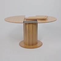 Кухонный стол Оримэкс Олаф 1100-1400x1100 (светлый дуб без тонировки/светлый дуб)