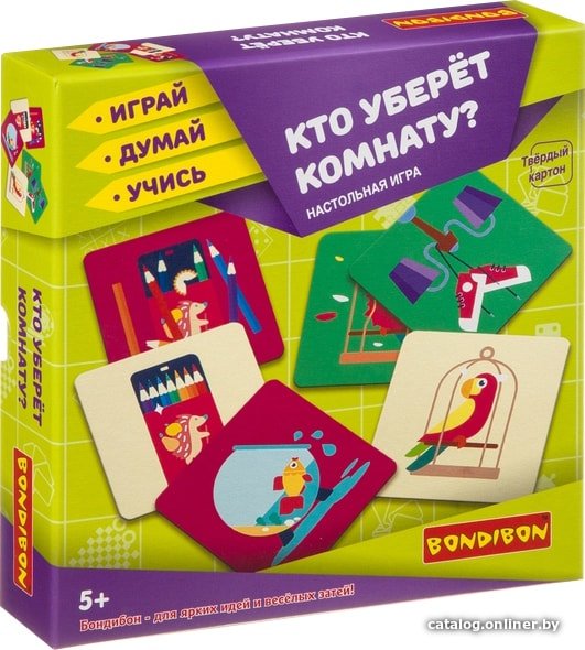Карточная игра Bondibon Кто уберет комнату? ВВ3904