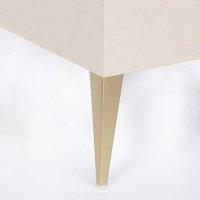 Опора мебельная AKS State Н-140 золото брашированное