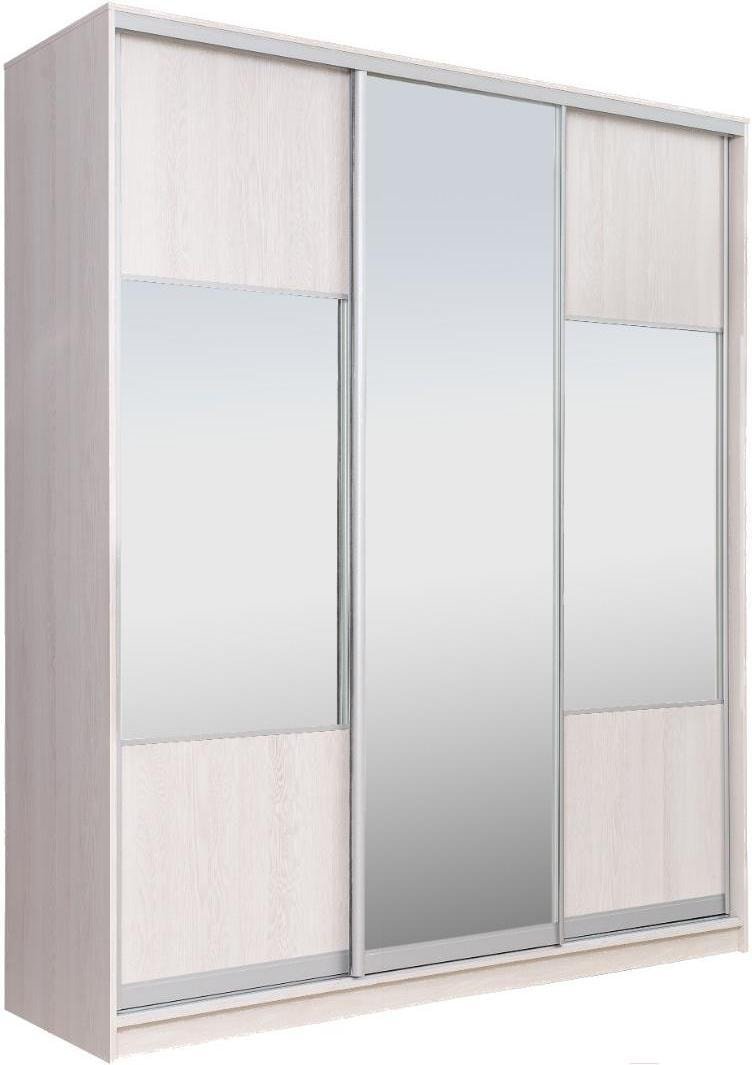 

Шкаф-купе Рэйгрупп 176450 YYX Elgon РГ-03.06 (ясень снежный/хром)