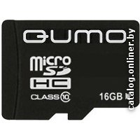 Карта памяти QUMO microSDHC (Class 10) 16GB (QM16GMICSDHC10)