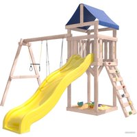 Игровой комплекс National Tree Company С трапецией и качелями IgroWoods ДКНП-14 (не окрашен)